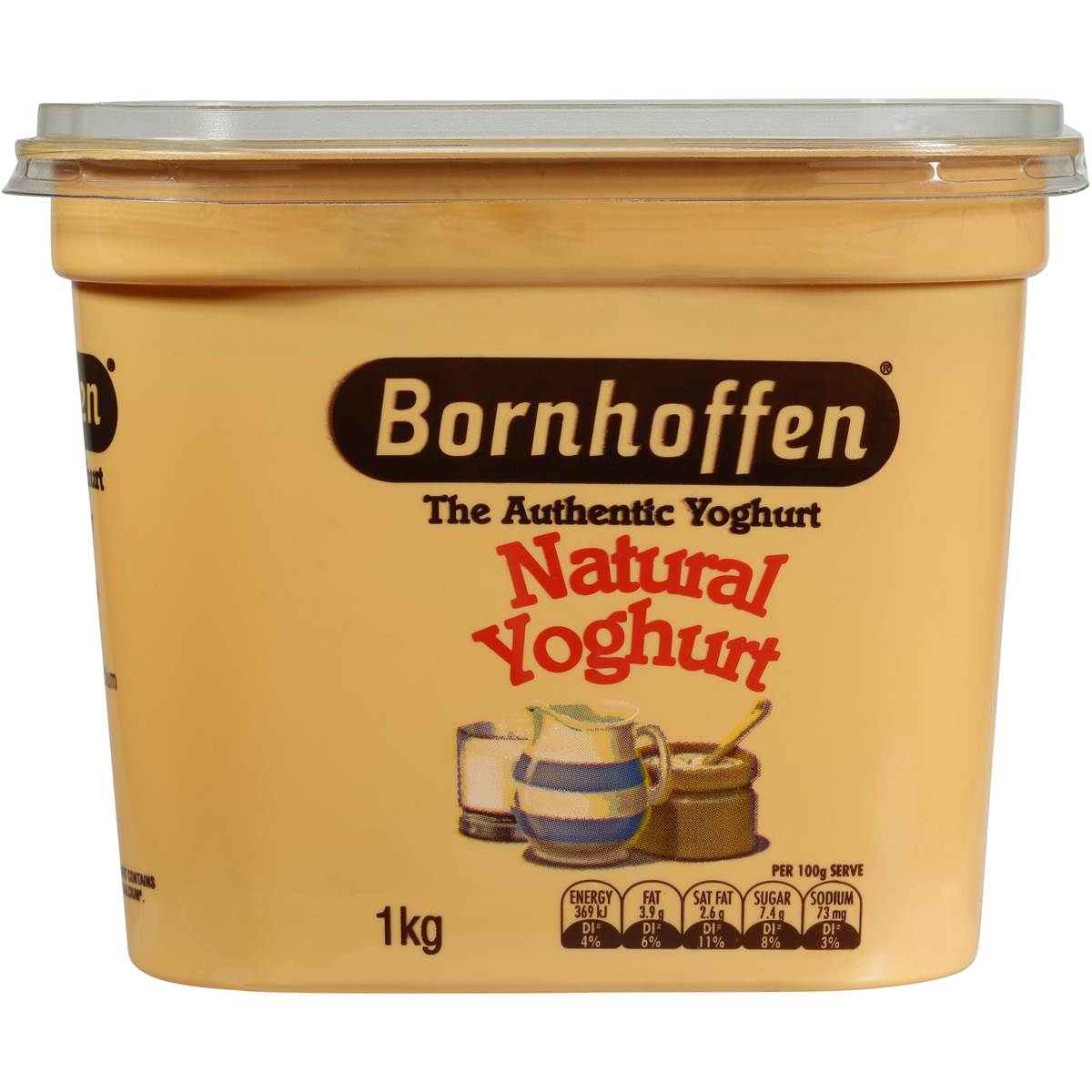 Bornhoffen Acidophilus Natural Yoghurt 1kg Woolworths