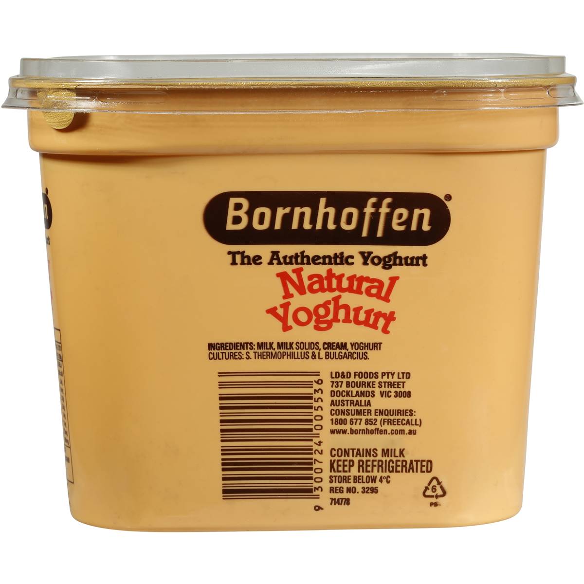 Bornhoffen Acidophilus Natural Yoghurt 1kg Woolworths