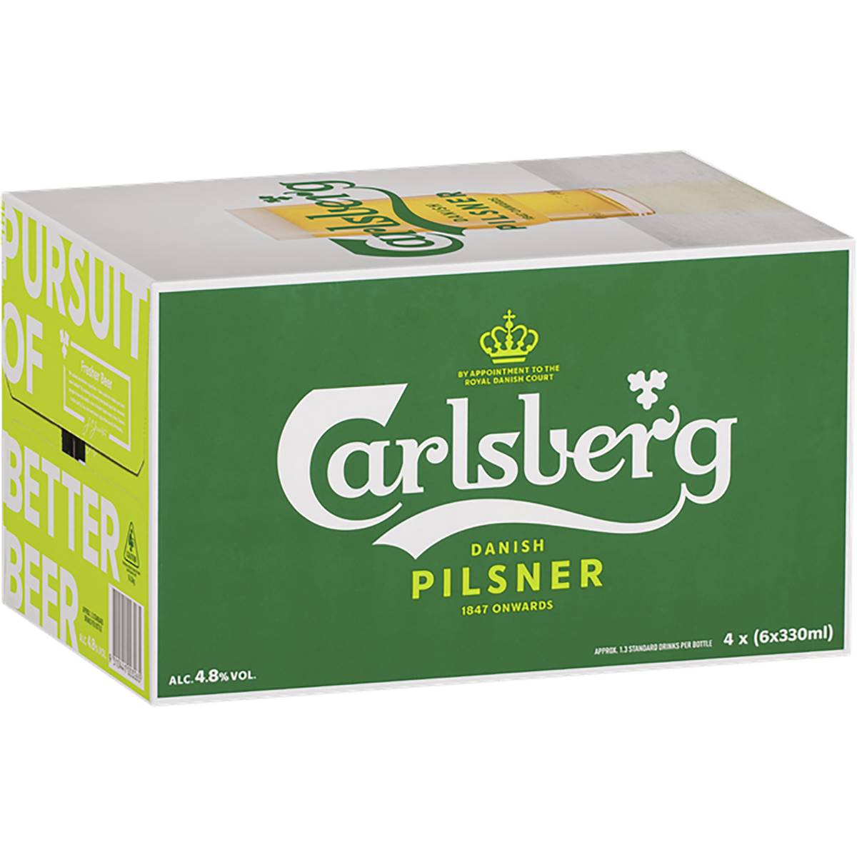 Carlsberg Green Lager Bottles