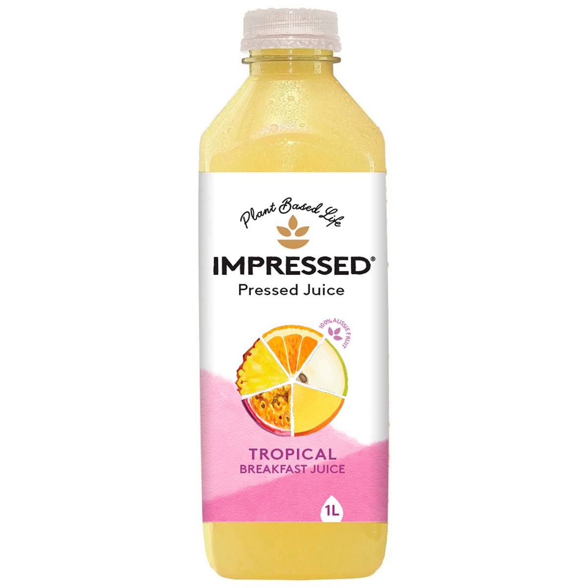 Impressed Pressed Juice Tropical Breakfast Juice 1l | Woolworths