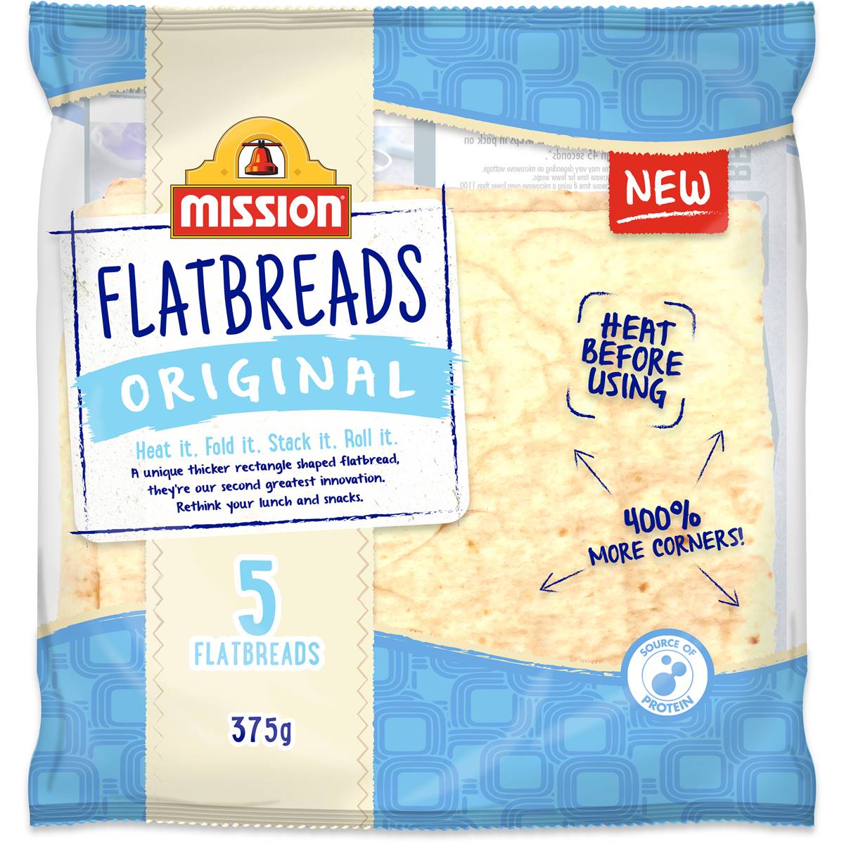 Mission 0riginal Flatbread 5 Pack Woolworths