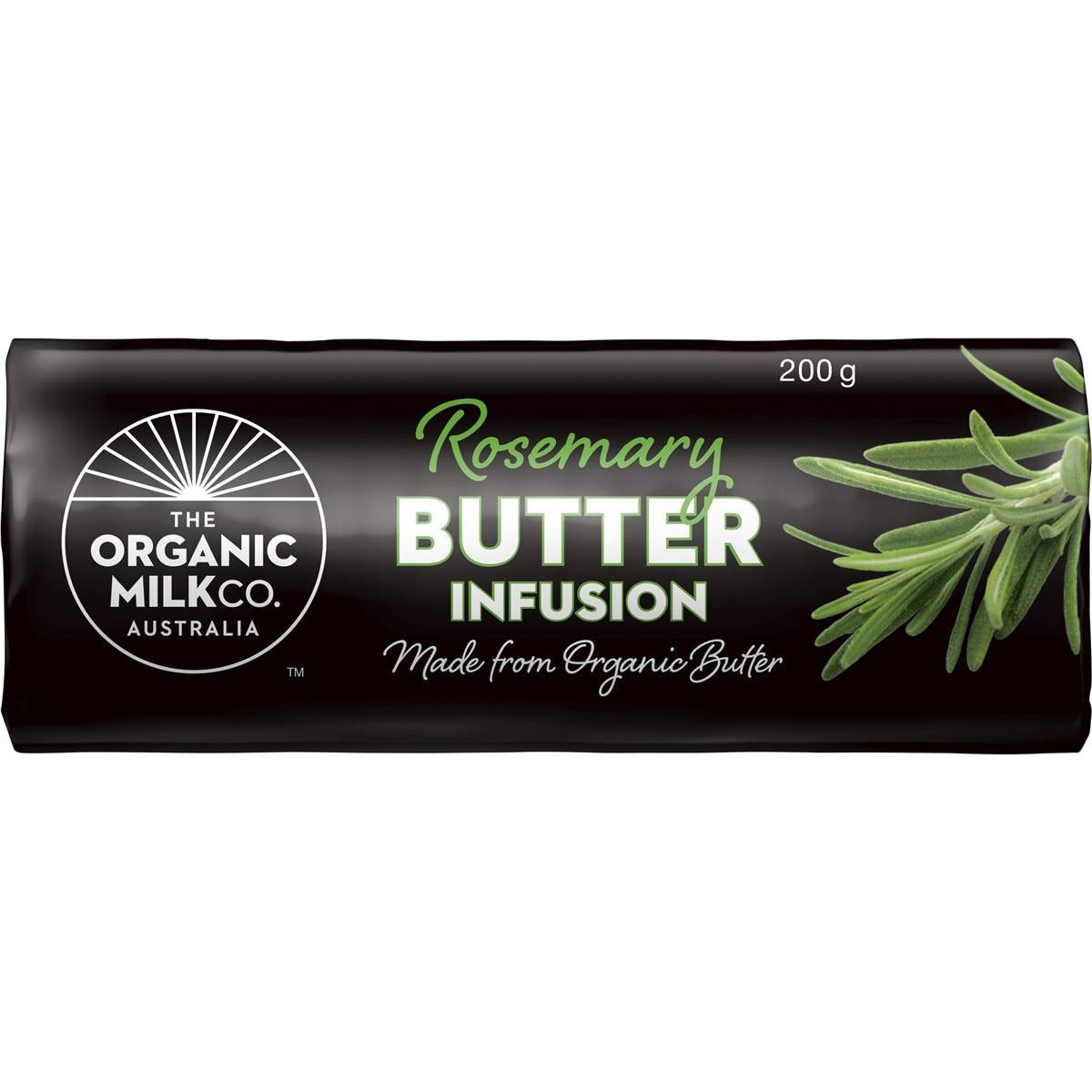 The Organic Milk Co. Rosemary Infused Butter 200g Woolworths