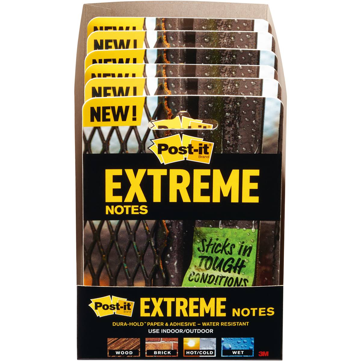 Postit Extreme Notes 3 Pack Woolworths