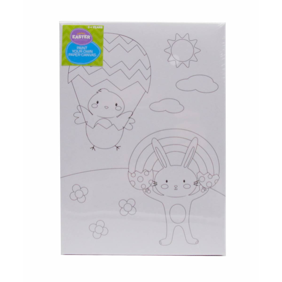 Easter Paint Your Own Paper Canvas Each Woolworths