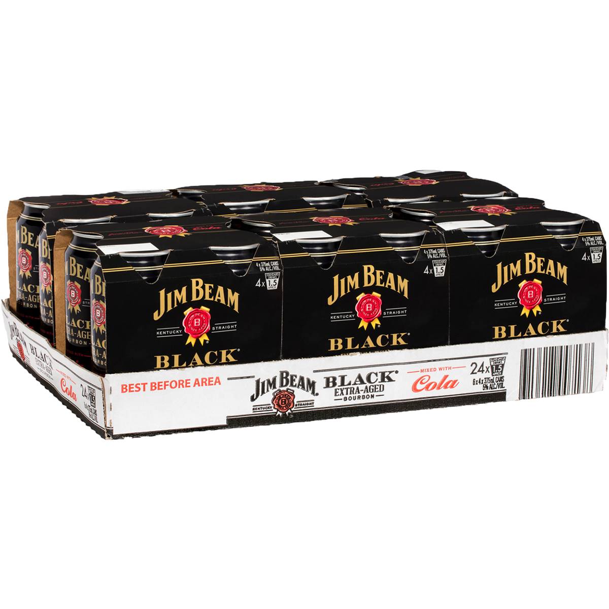 Jim Beam Black Label Bourbon & Cola Cans