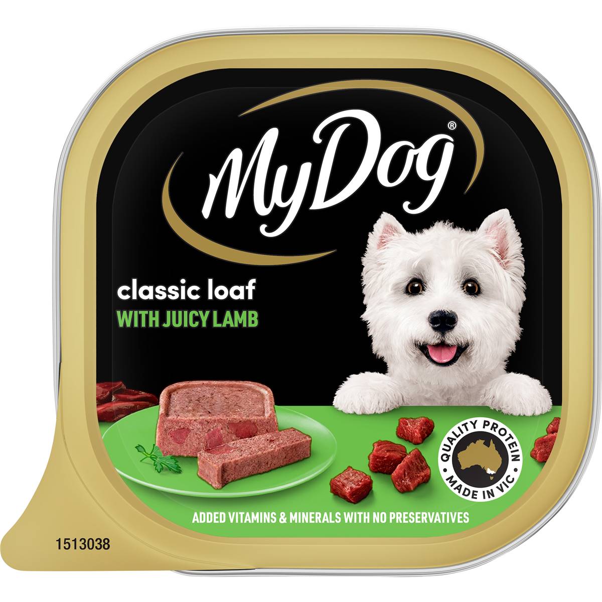 My Dog Lamb Loaf Classics Wet Dog Food Tray 100g Woolworths