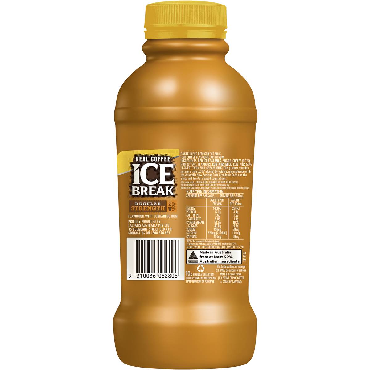 Ice Break Bundaberg Rum 500ml Woolworths