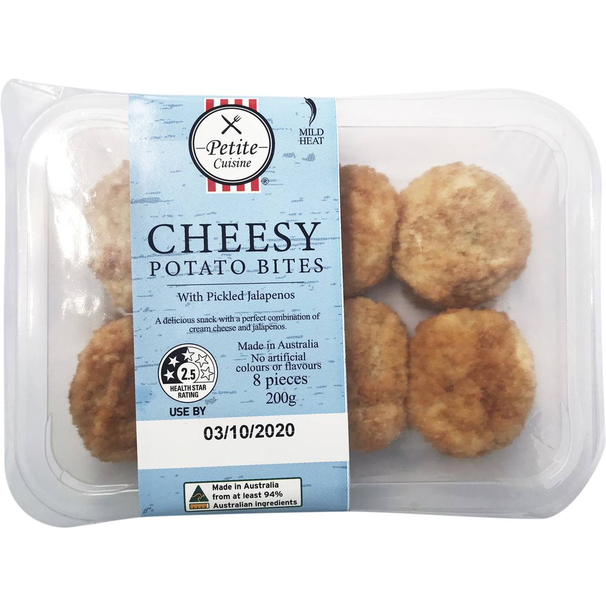 Petite Cuisine Cheesy Potato Bites Chilled Meal 200g | Woolworths