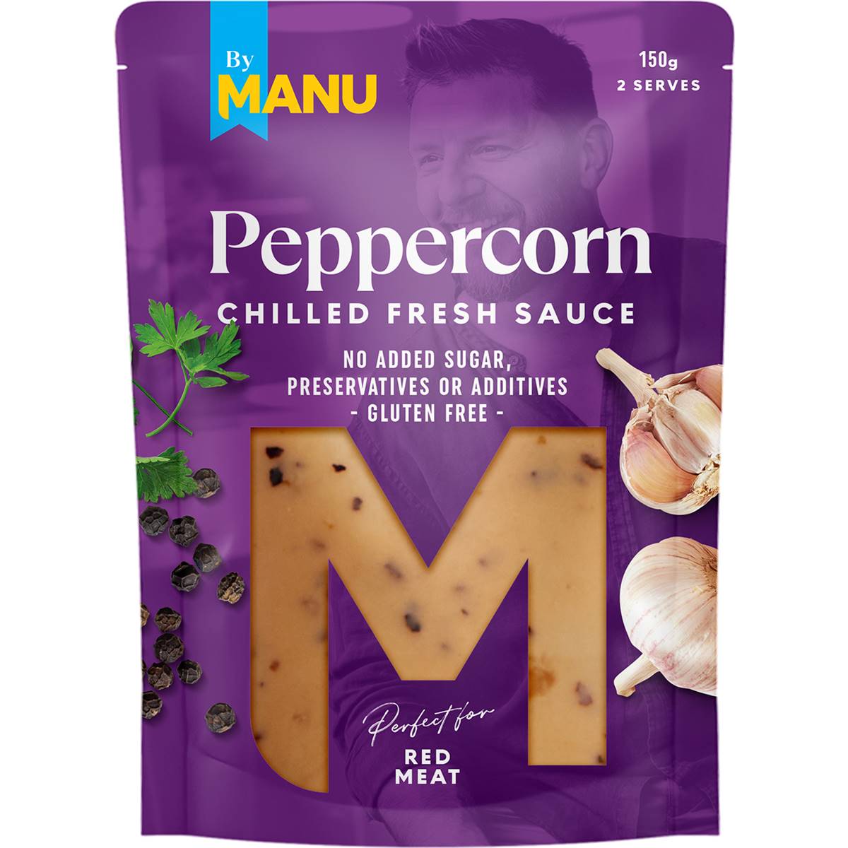 By Manu The Sauce Peppercorn 150g Woolworths