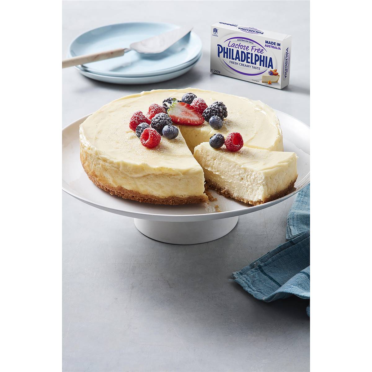 Philadelphia Lactose Free Cream Cheese Block 250g Woolworths