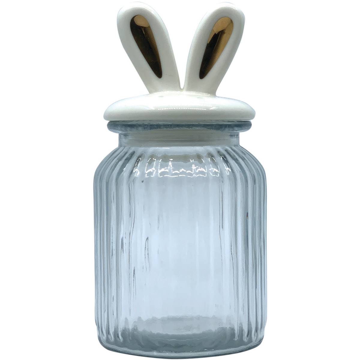 Easter Rabbit Glass Jar Each Woolworths