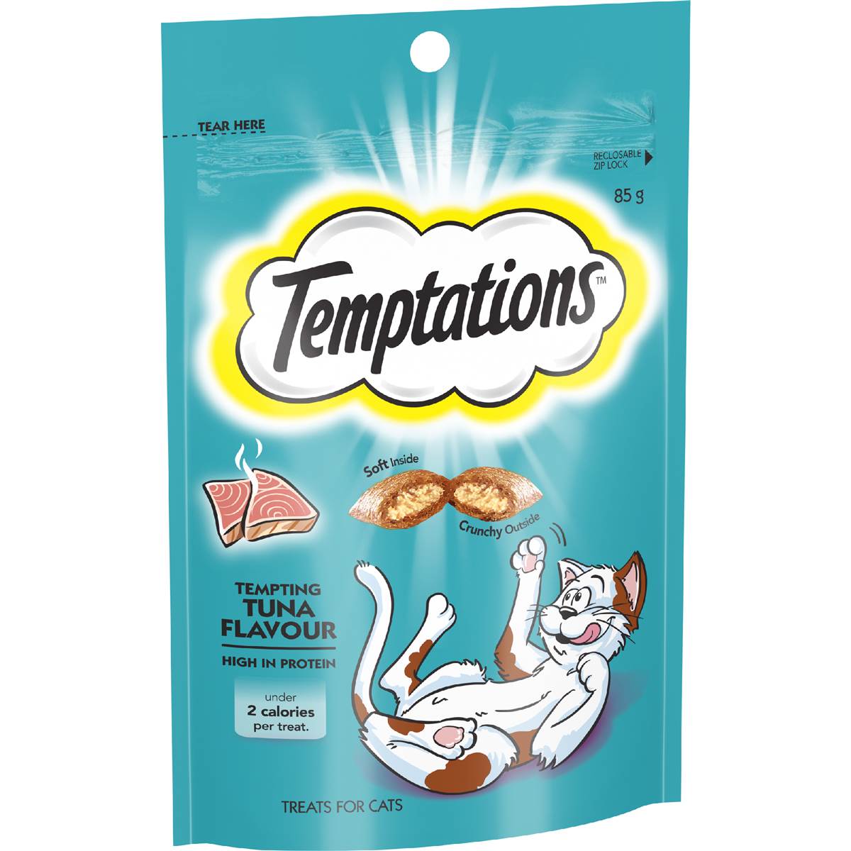 Temptations Cat Treats Tempting Tuna 85g Woolworths Temptations Cat Treats Tempting Tuna 85g Woolworths