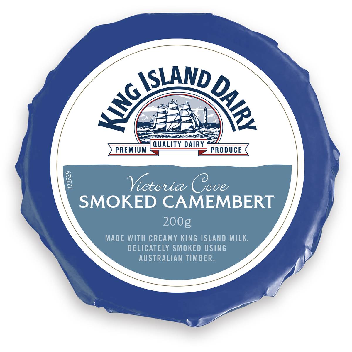 King Island Dairy Victoria Cove Smoked Camembert Cheese 200g Woolworths