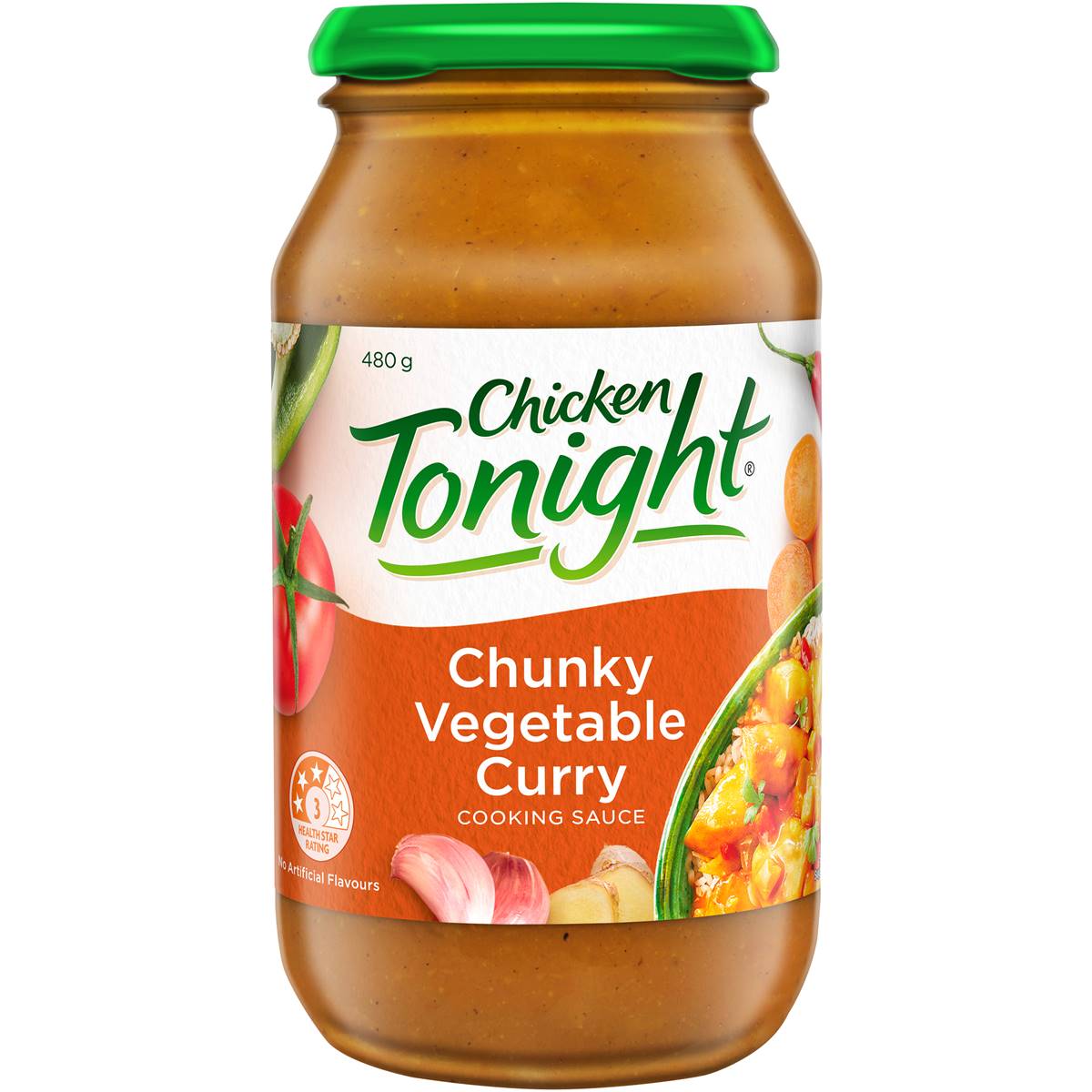 Chicken Tonight Simmer Sauce Curry Vegetables 480g Woolworths