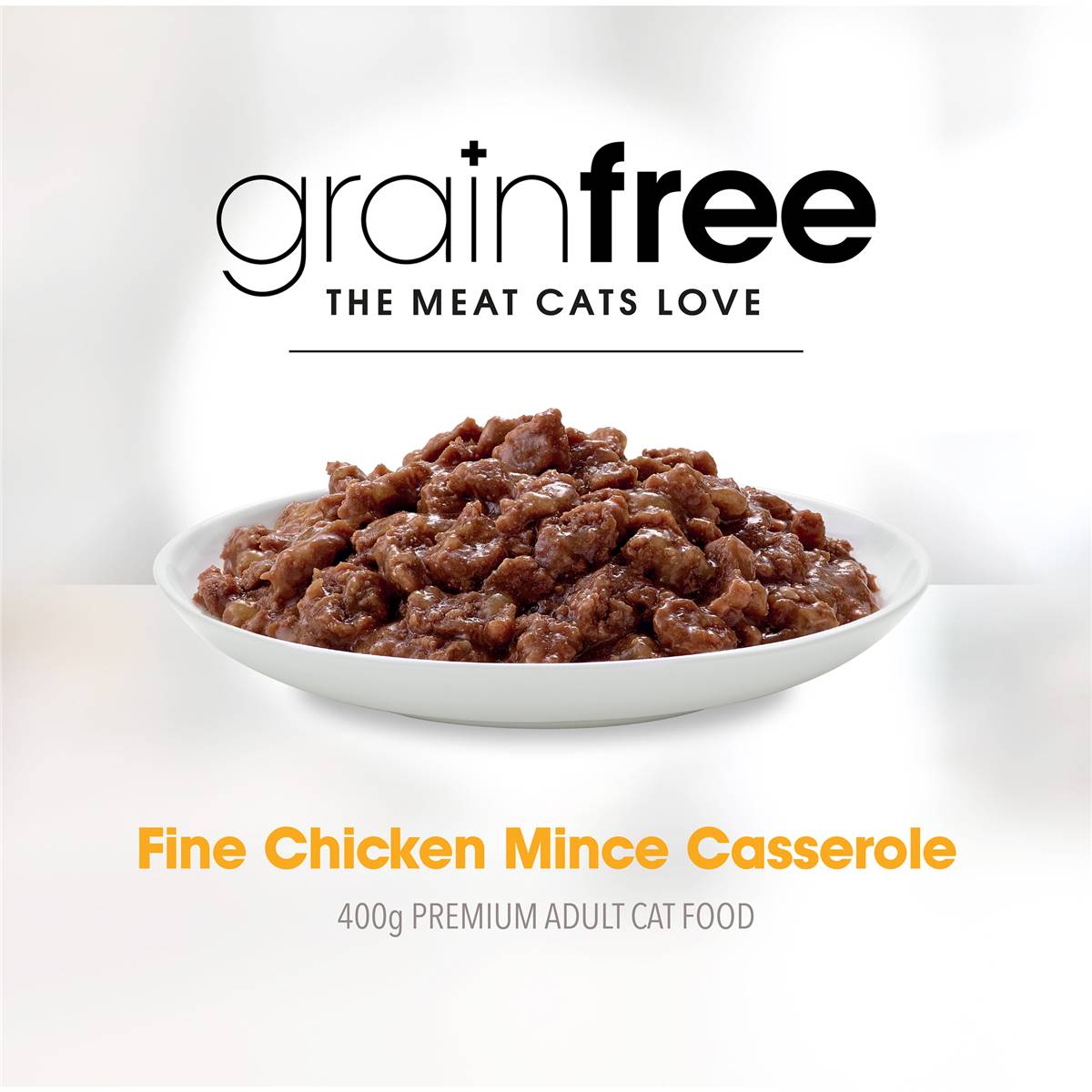 Fussy Cat Grain Free Adult Wet Cat Food Fine Chicken Mince Casserole