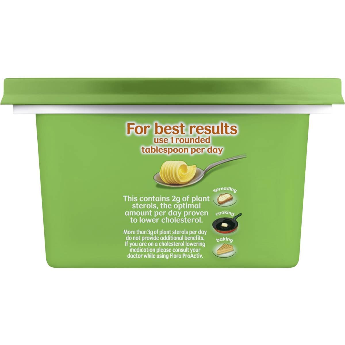 Flora Proactiv Cholesterol Lowering Margarine Spread Original 250g Woolworths