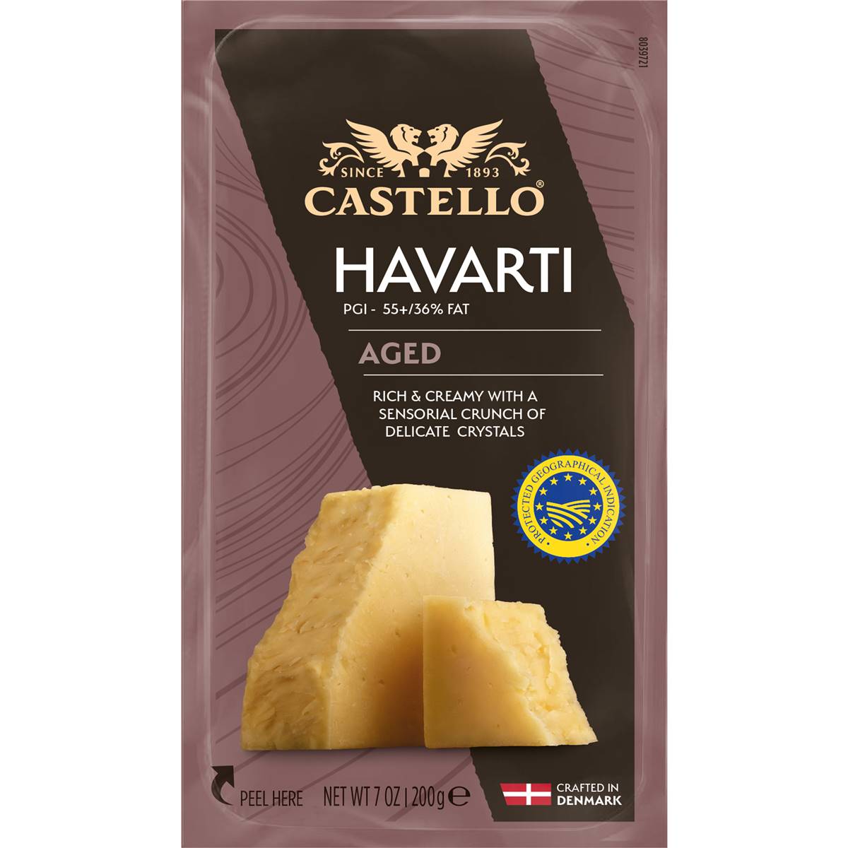 Castello Aged Havarti Cheese Block 200g Woolworths