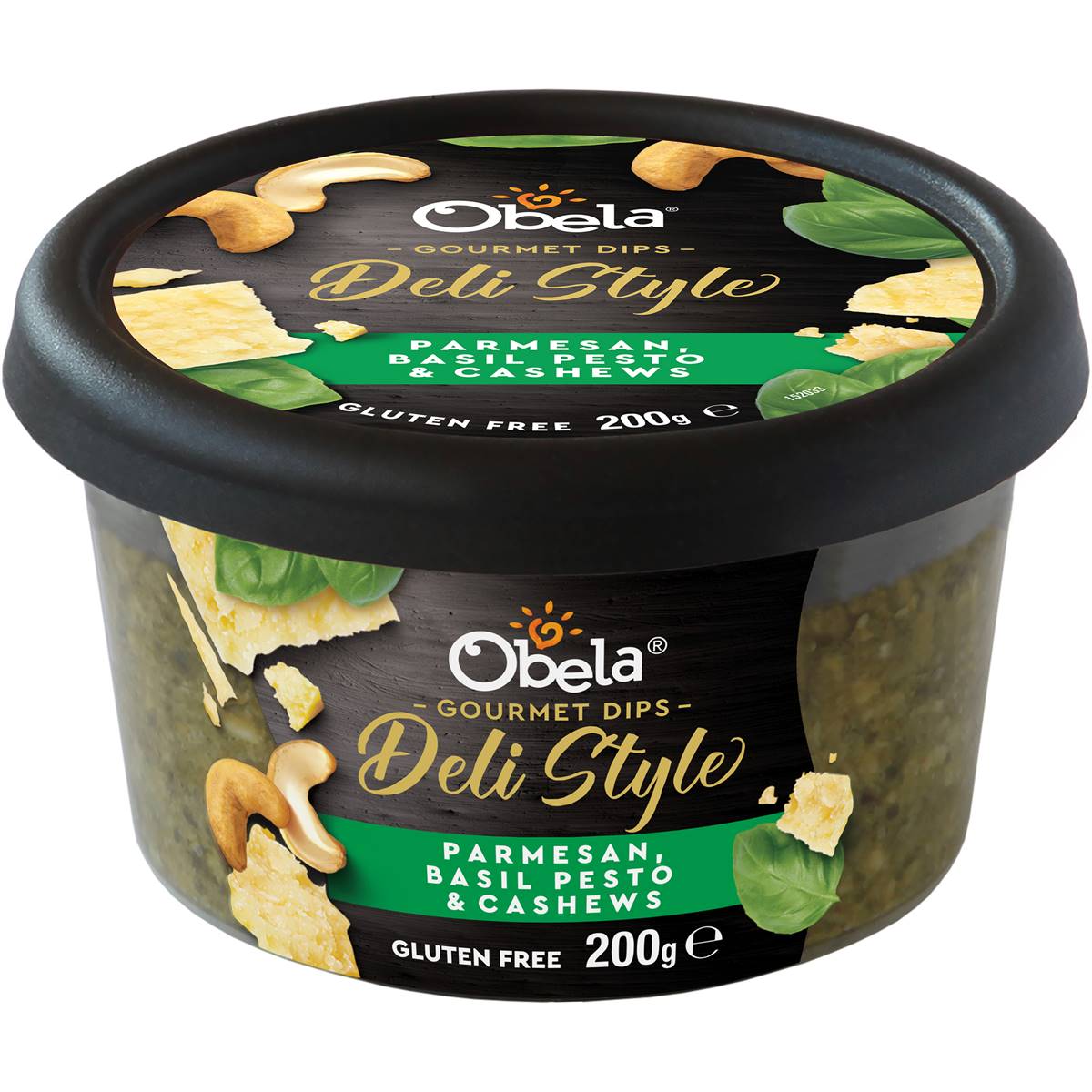 Obela Deli Style Parmesan Basil Pesto & Cashews