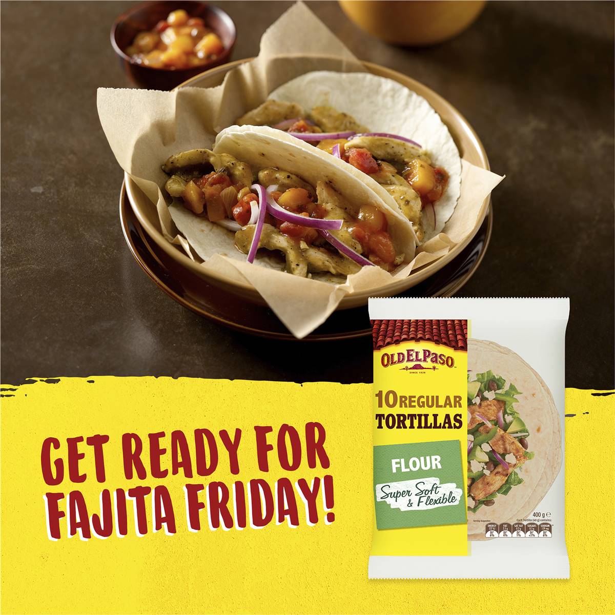 Old El Paso Fajita Tortilla Wraps 10 Pack Woolworths