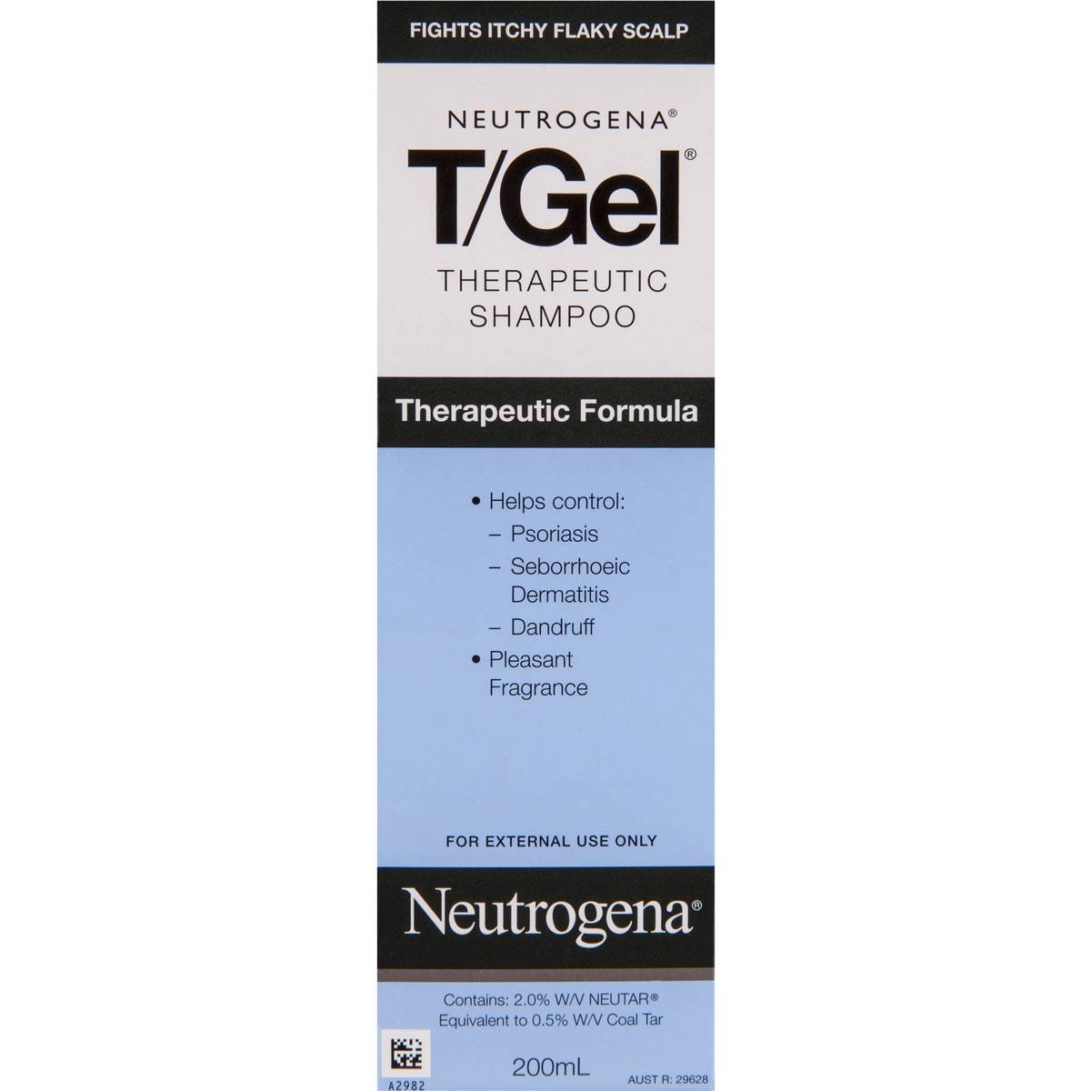 Neutrogena T/gel Antidandruff Therapeutic Shampoo 200ml Woolworths