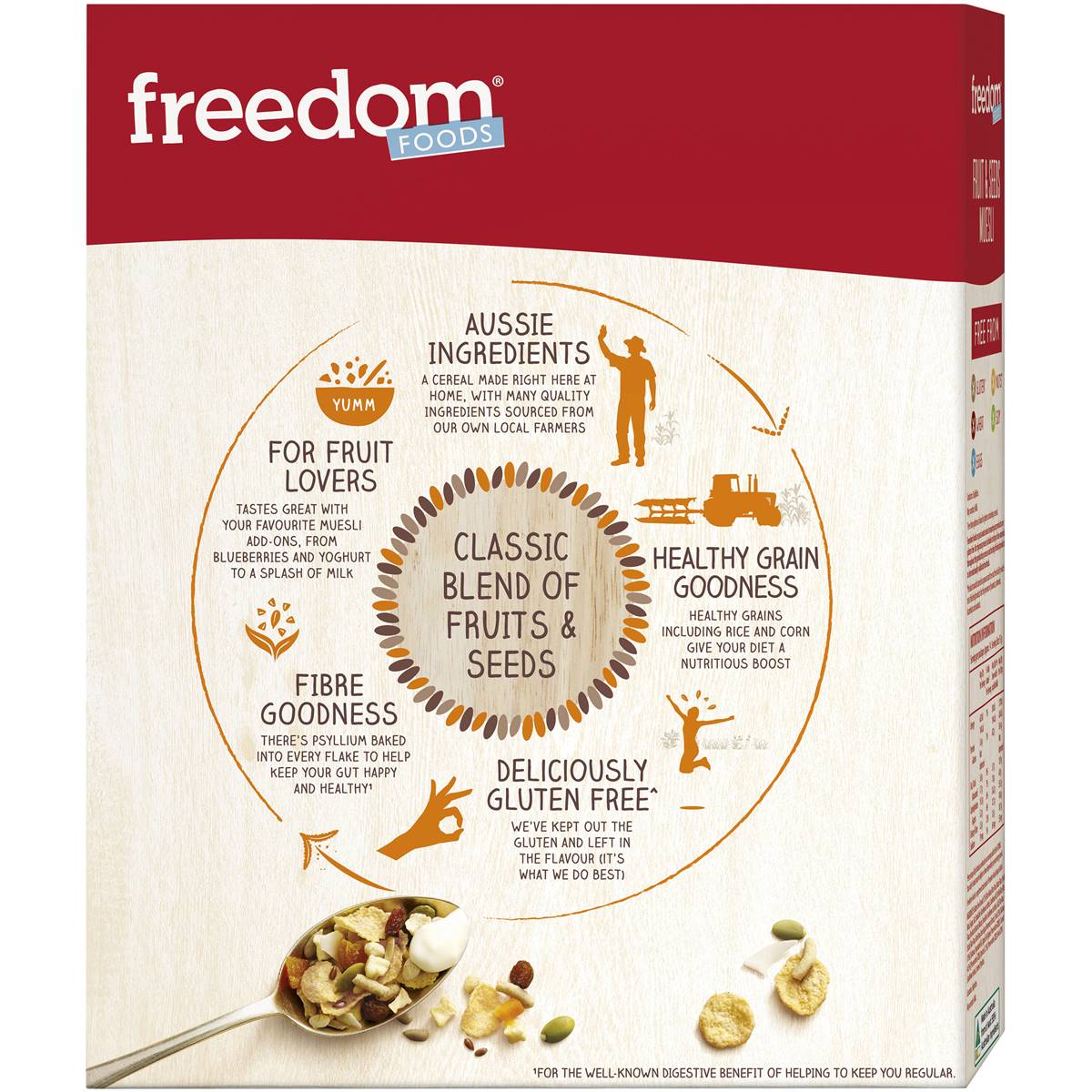 Freedom Foods Cereal Muesli Gluten And Wheat Free 500g Woolworths