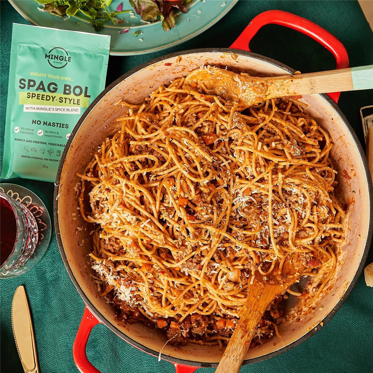 Mingle Seasoning Spag Bol 30g Woolworths