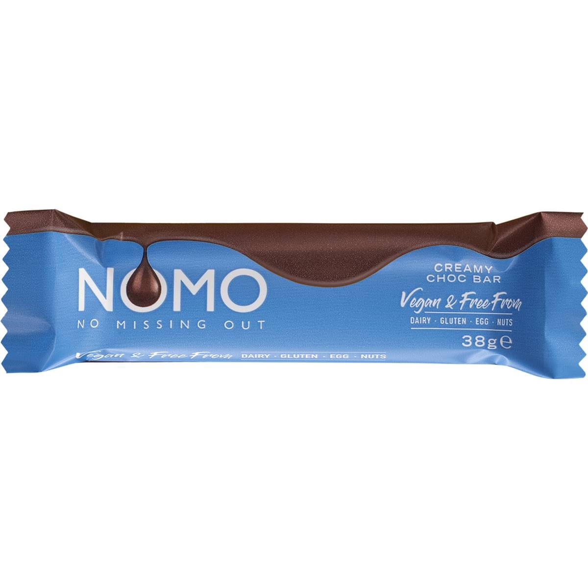 NOMO No Missing Out Creamy Chocolate Bar 38g