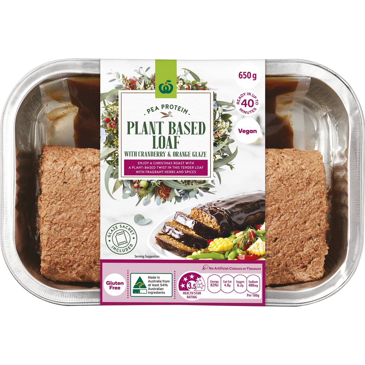 Woolworths Cranberry & Orange Glazed Loaf