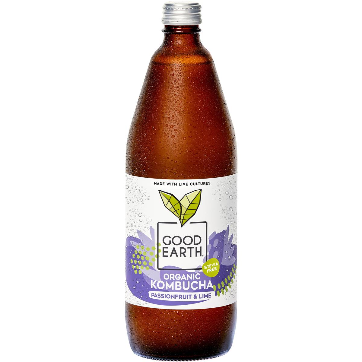 Good Earth Kombucha Passion Fruit & Lime