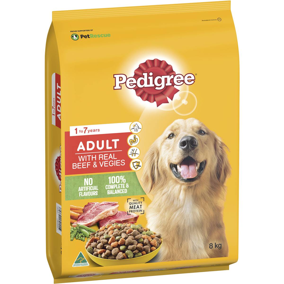 Pedigree Adult Dog Food With Mince & Vegies 8kg | Woolworths