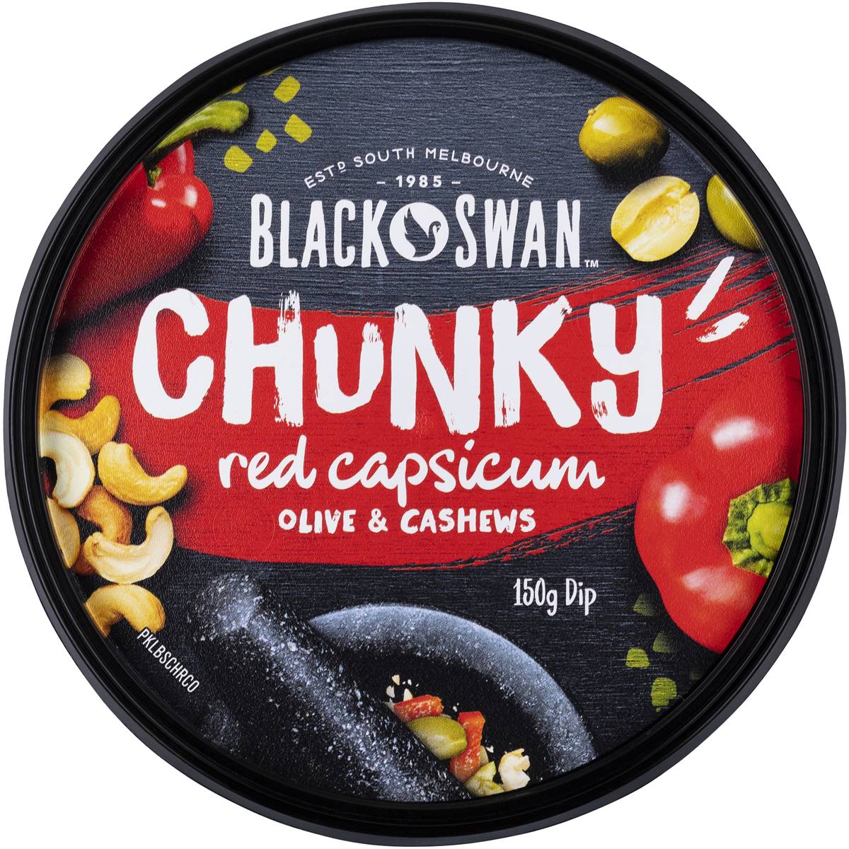 Black Swan Chunky Capsicum Olive Cashewnut Dip 150g Woolworths