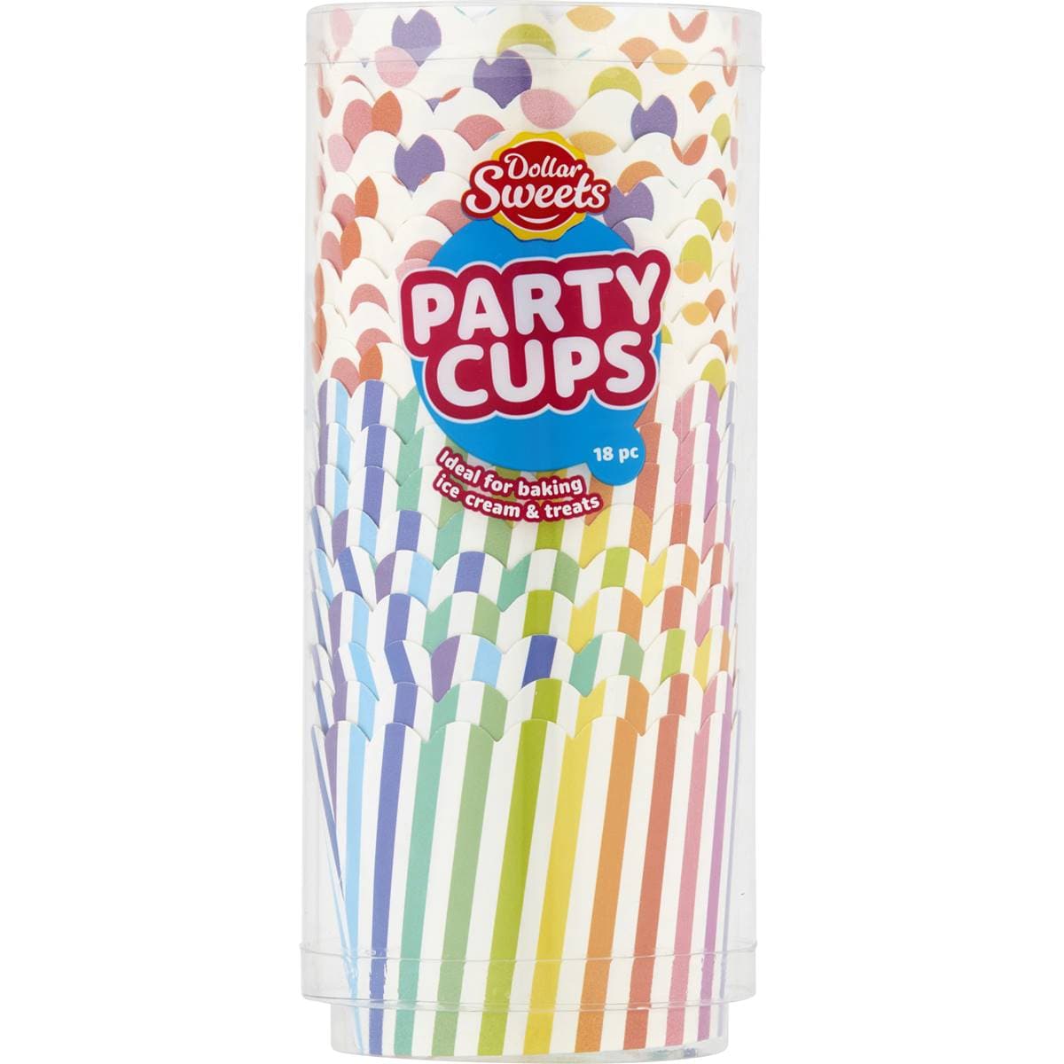 Dollar Sweets Party Cups 18 18 Pack Woolworths