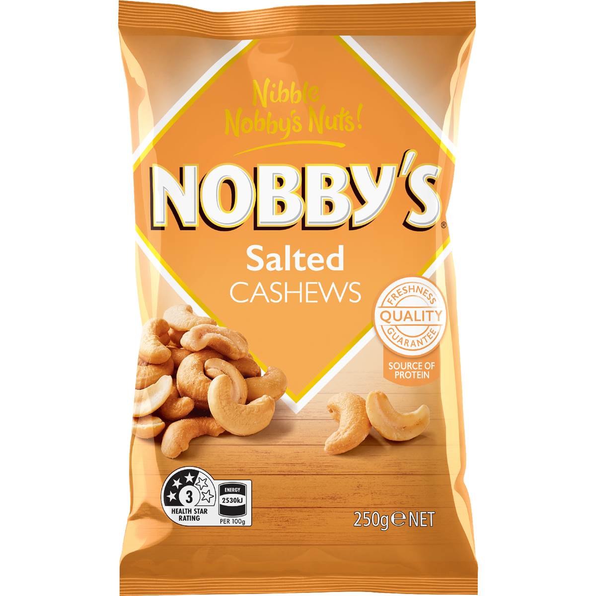 Nobby's Salted Cashews 250g