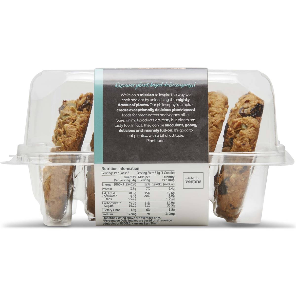Woolworths Plantitude Granola Cookies 5 Pack Woolworths