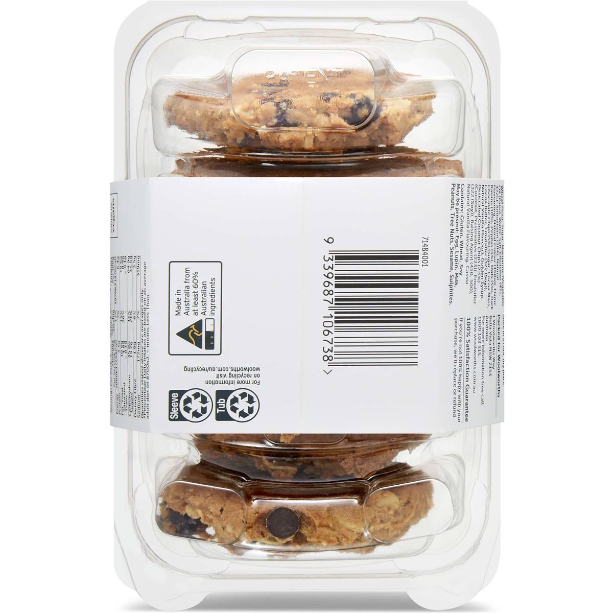Woolworths Plantitude Granola Cookies 5 Pack Woolworths