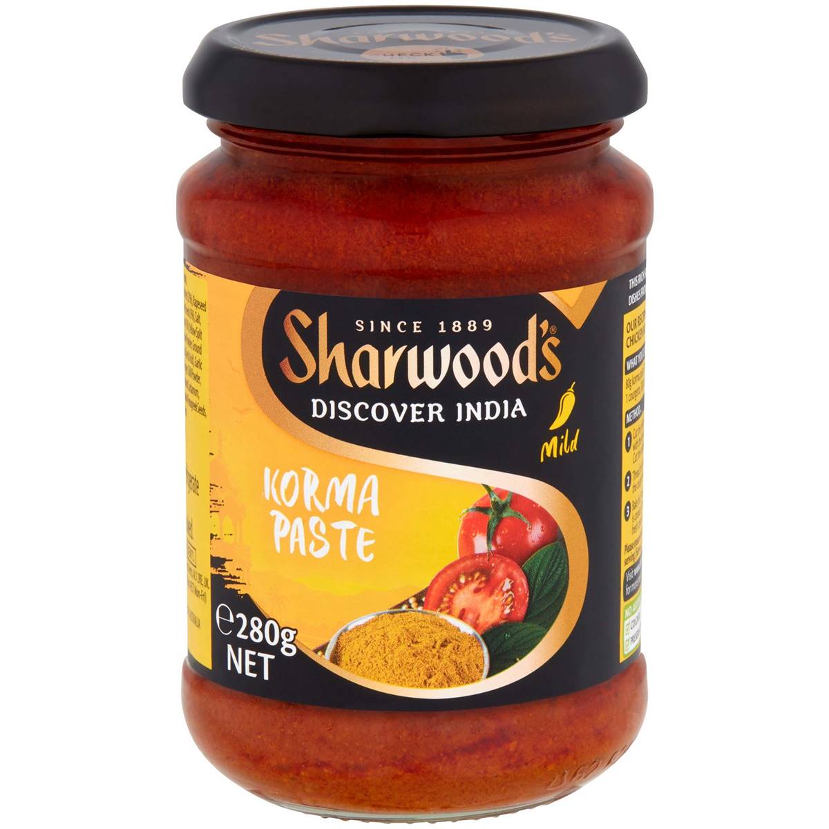 Sharwoods Paste Korma Mild 280g Woolworths 8722