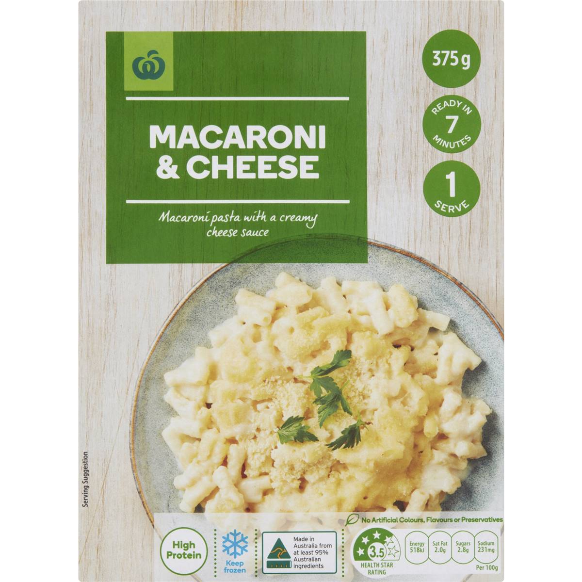 Woolworths Macaroni & Cheese 375g Woolworths