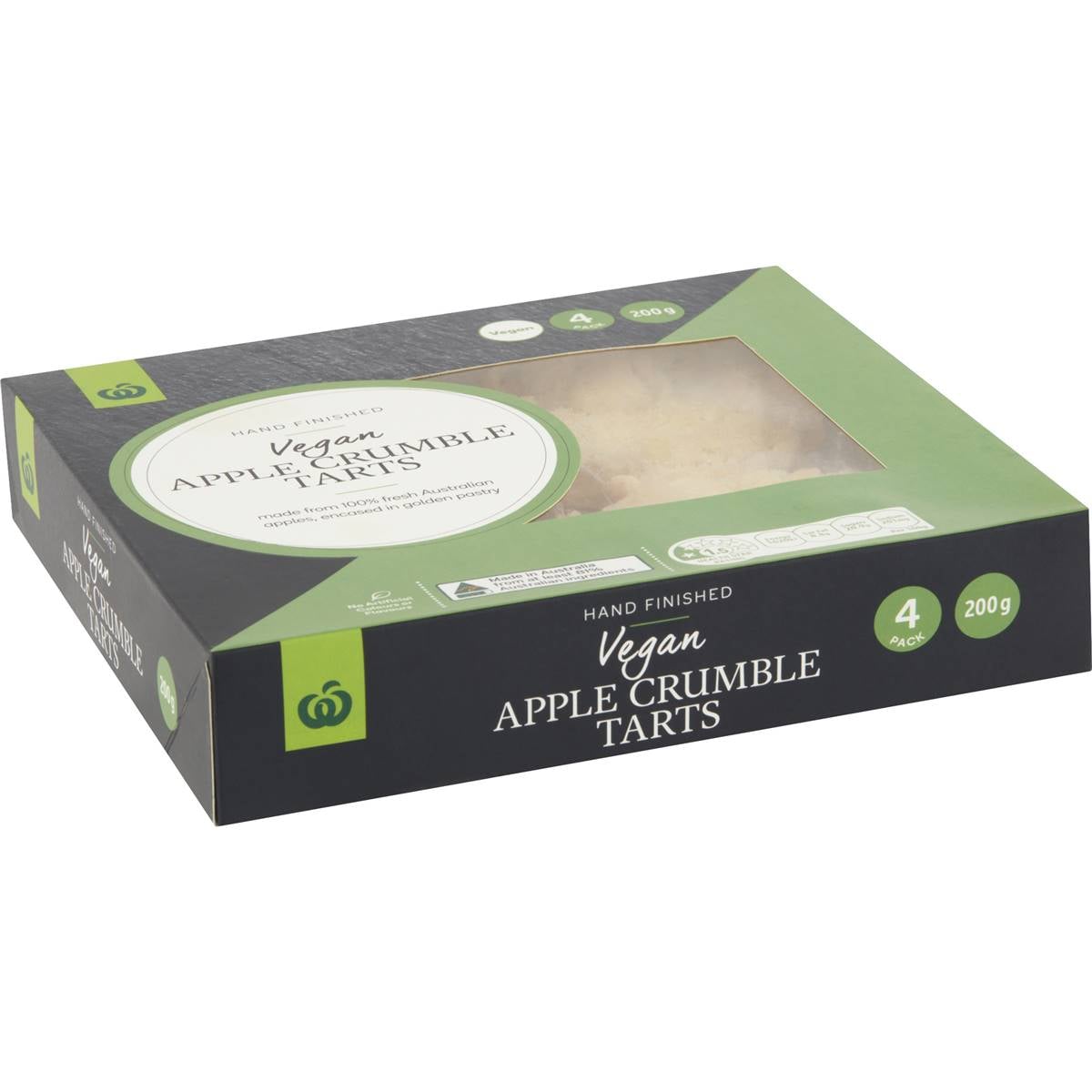 Woolworths Vegan Apple Crumble Tarts
