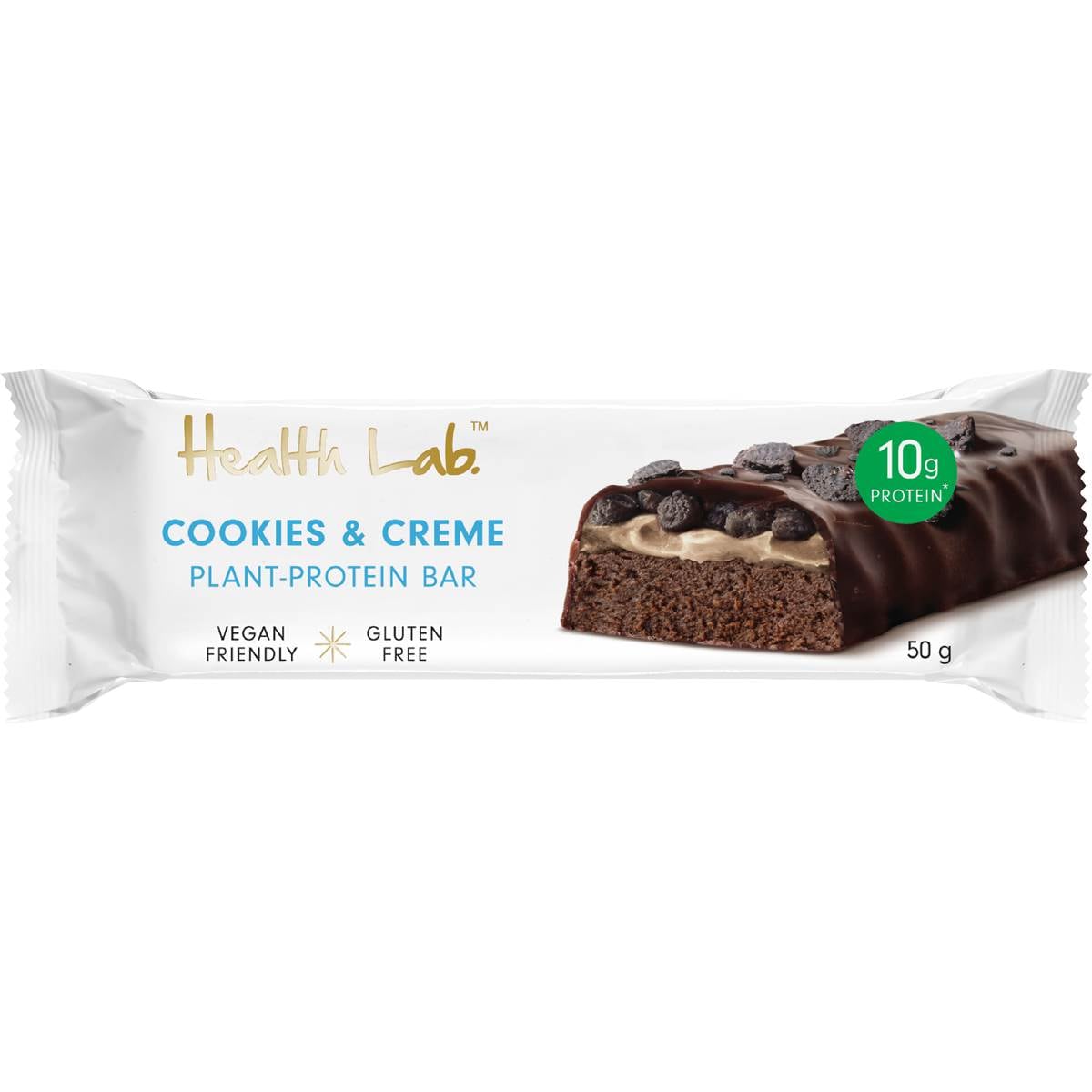 Health Lab Plant Protein Bar Cookies & Crème