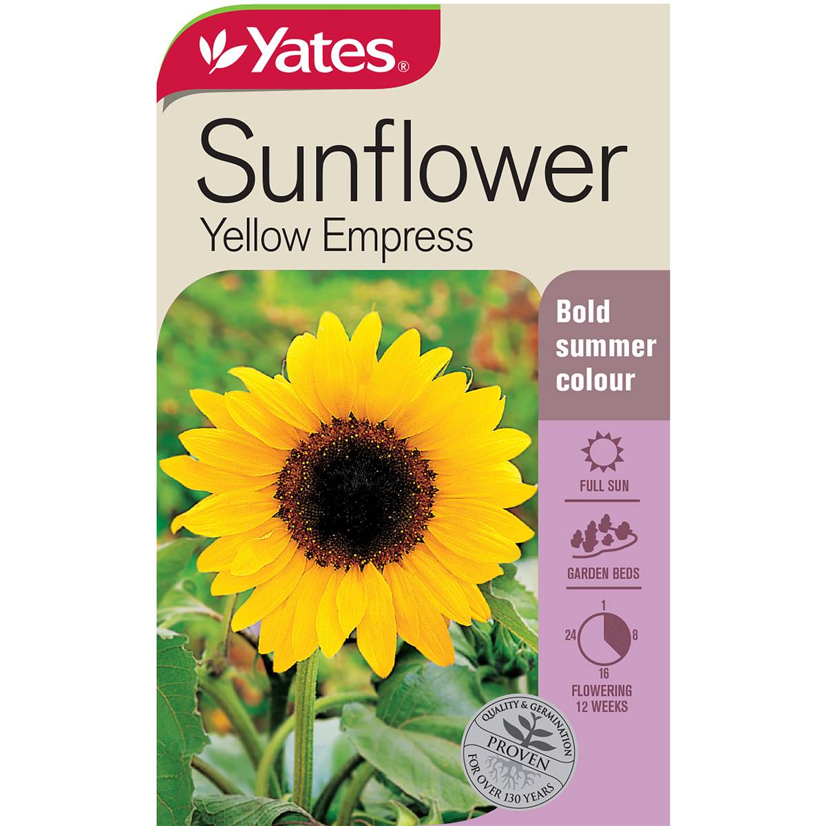 Yates Sunflower Yellow Empress Seeds Each | Woolworths