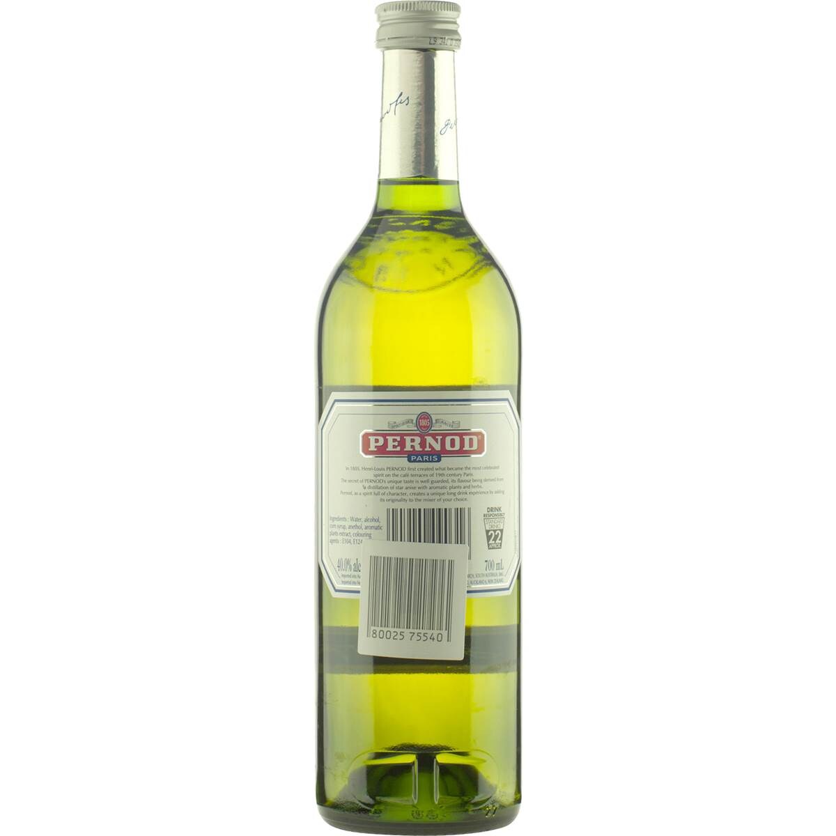 Pernod Aperitif 700ml Woolworths