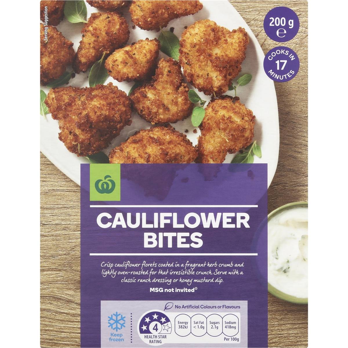 Woolworths Cauliflower Bites 200g Woolworths
