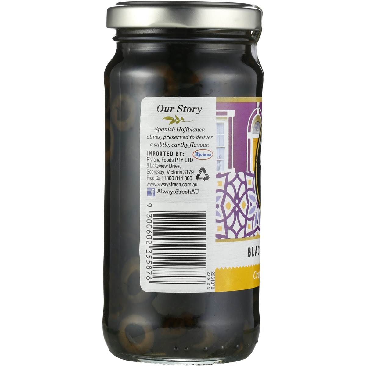 Always Fresh Olives Black Sliced 235g Woolworths