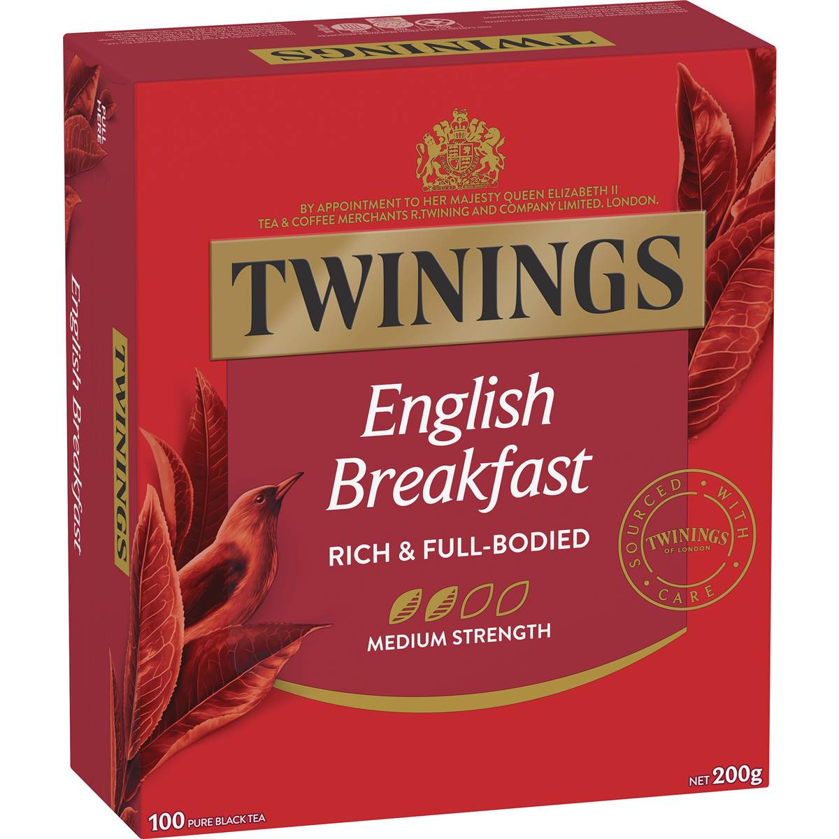 Twinings English Breakfast Tea Bags 100 Pack | Woolworths