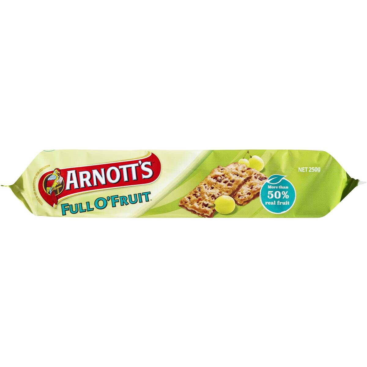 Arnott's Full O' Fruit 250g Woolworths