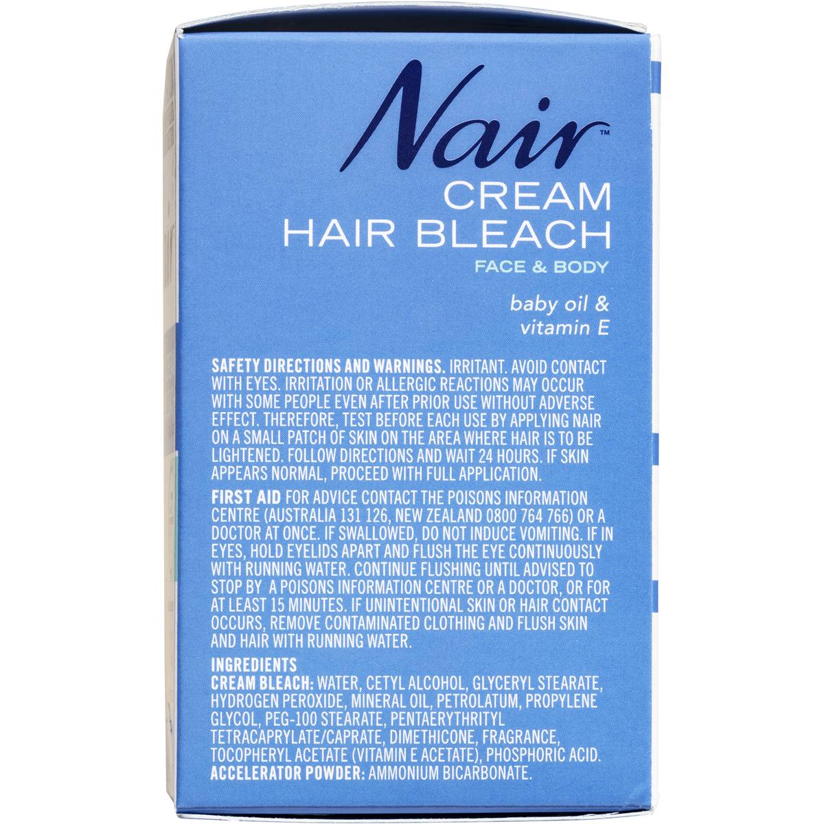 Nair Hair Removal Cream Bleach Face & Body 28g Woolworths