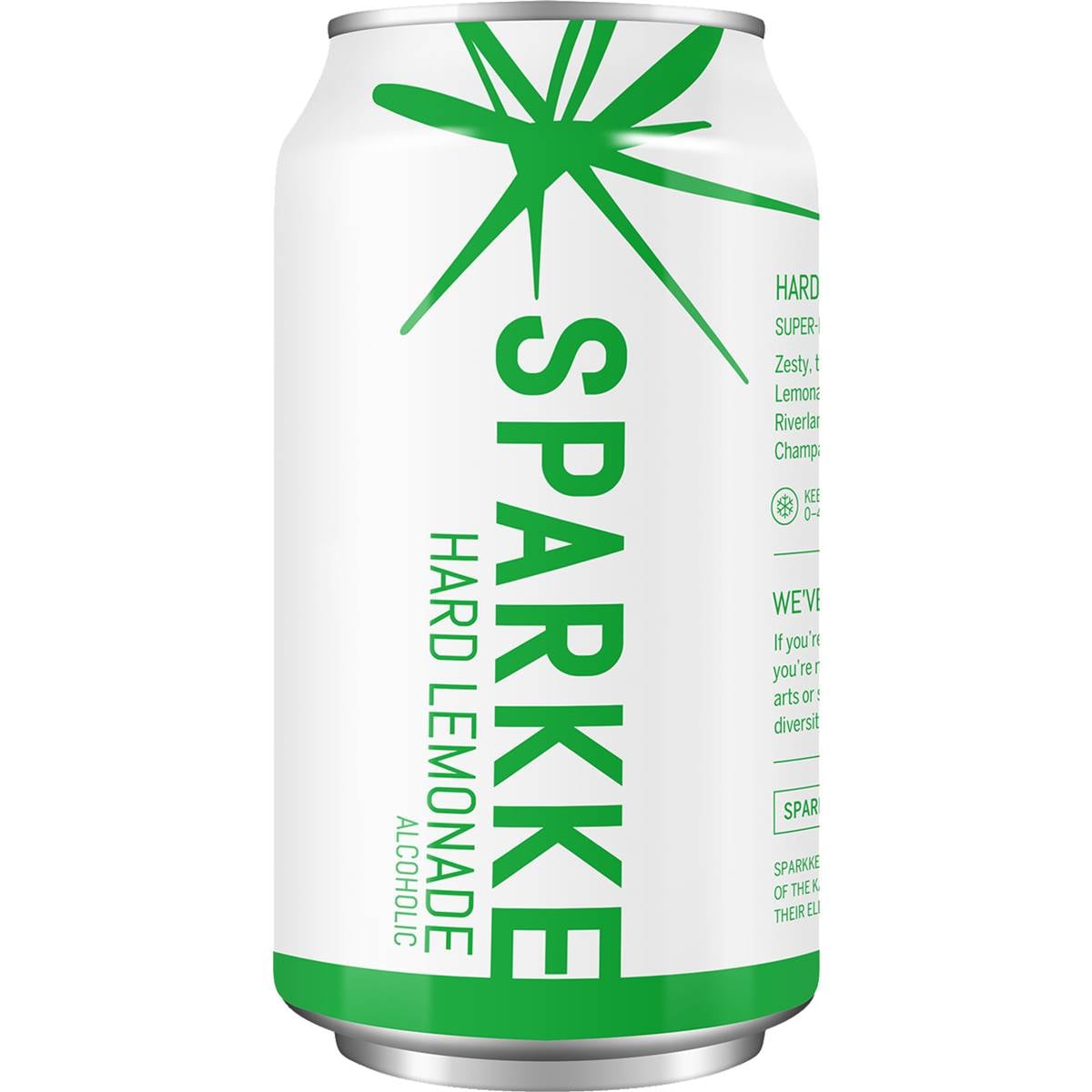 Sparkke Alcoholic Lemonade Can 375ml Woolworths