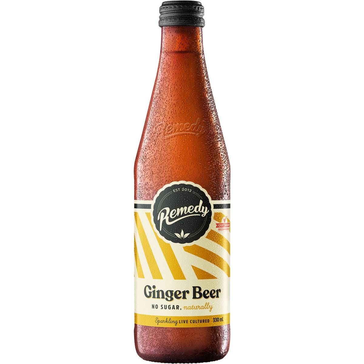 Remedy Kombucha Ginger Beer 330ml Woolworths