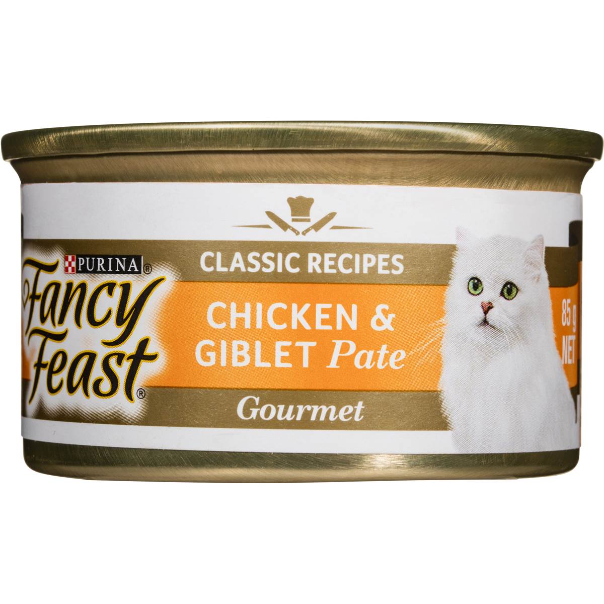 Fancy Feast Adult Cat Food Chicken & Giblets Pate 85g Woolworths