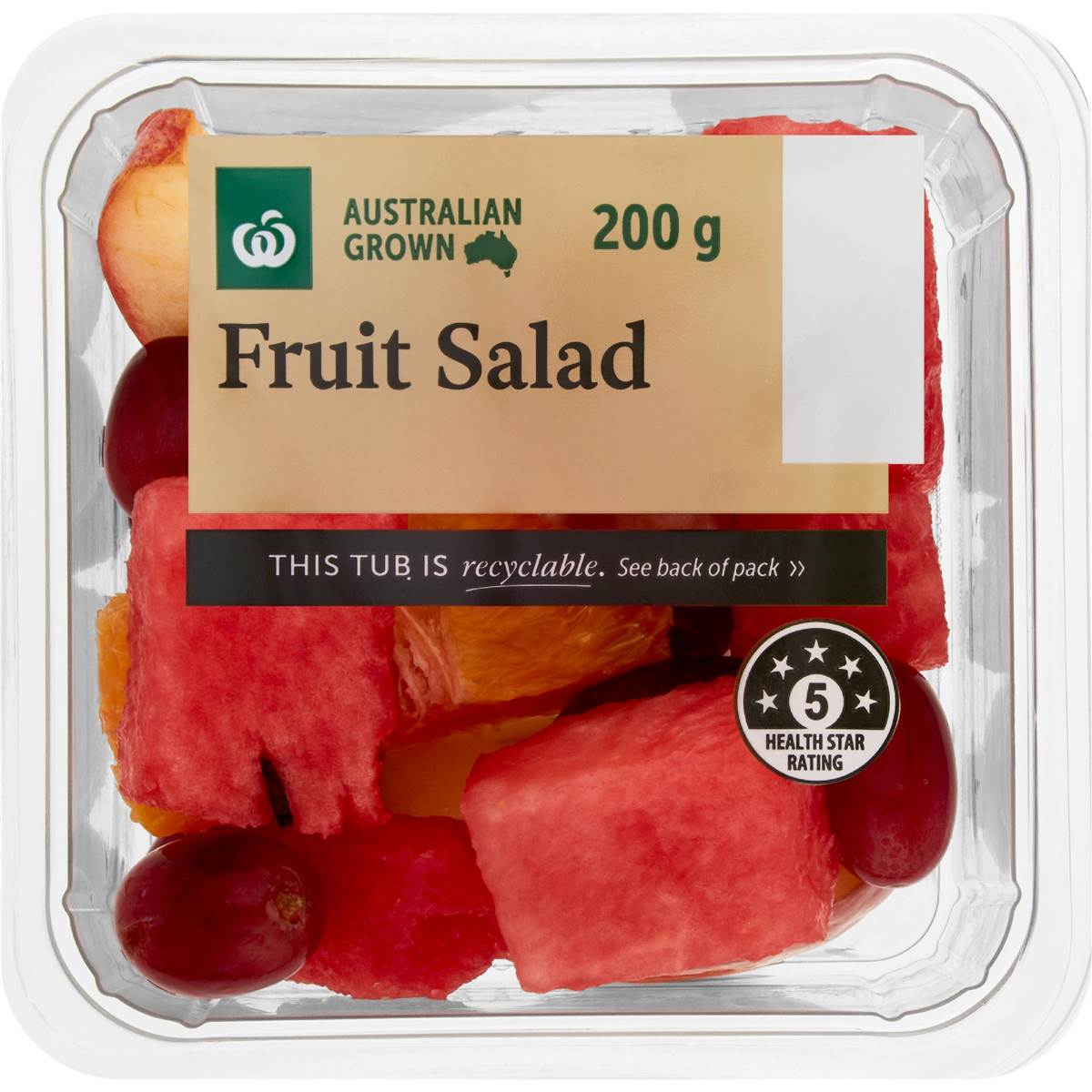 Woolworths Good To Go Seasonal Fruit Salad 200g Woolworths